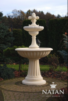 Zierbrunnen Springbrunnen 171cm Skulptur Brunnen Deko Garten Fontaine Teich Neu